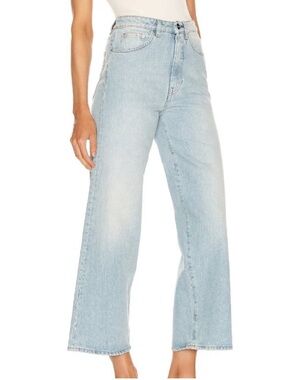 Toteme Flair Denim Wide Fit High Waist Jeans